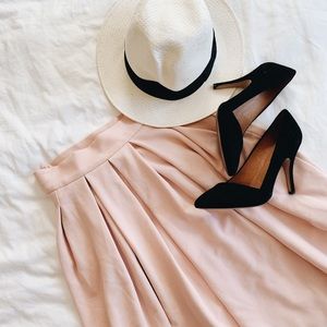 Pink Midi Skirt